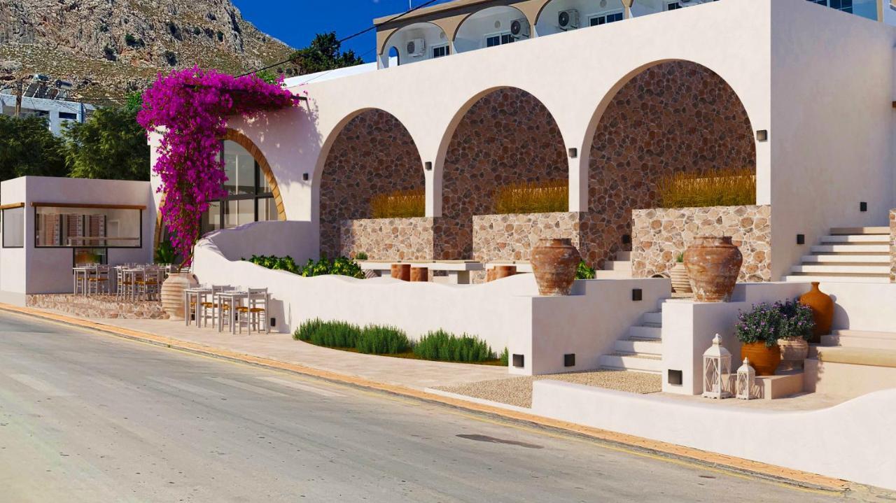 Delfini Beach Hotel & Suites Archangelos (Rhodes) Exterior foto
